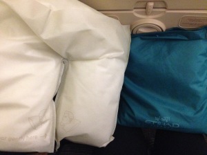 A thin and light pillow